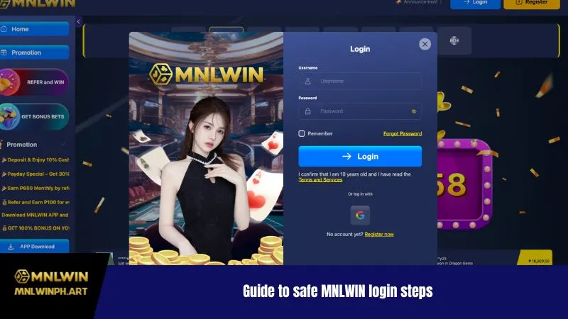 Guide to safe Login MNLWIN steps