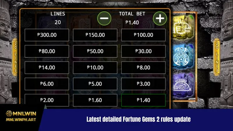 Latest detailed Fortune Gems 2 rules update