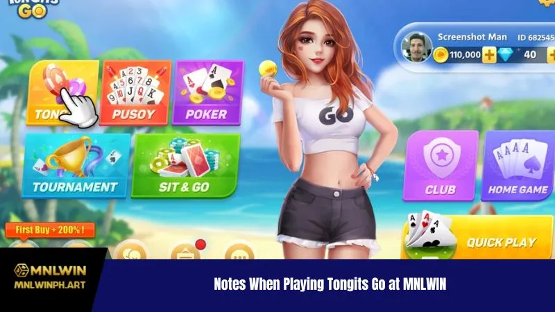 Notes When Playing Tongits Go at MNLWIN