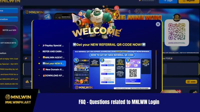 FAQ - Questions related to Login MNLWIN