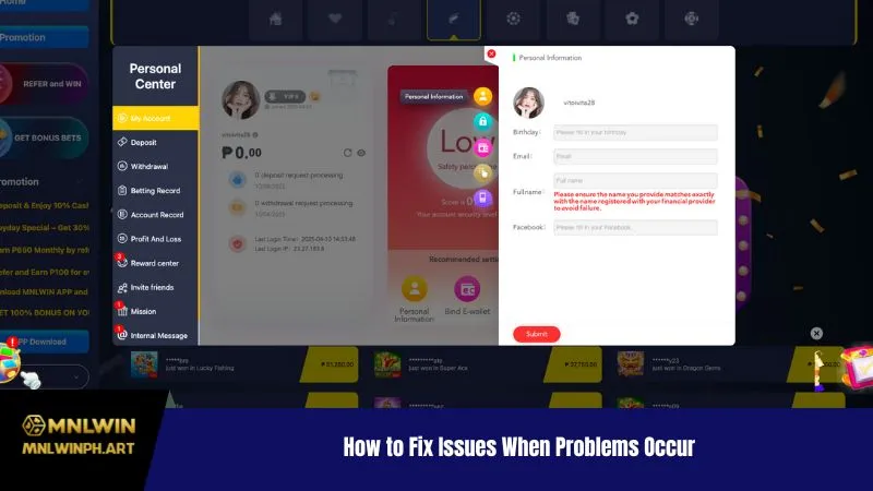 How to Fix Issues When Problems Occur