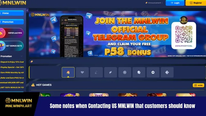 Some notes when Contacting US MNLWIN that customers should know