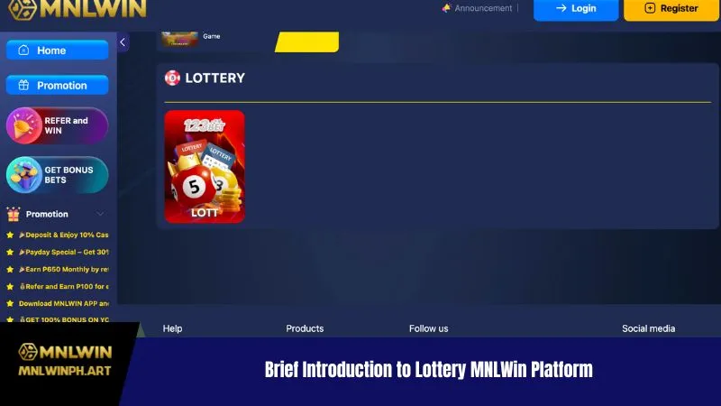 Brief Introduction to Lottery MNLWin Platform
