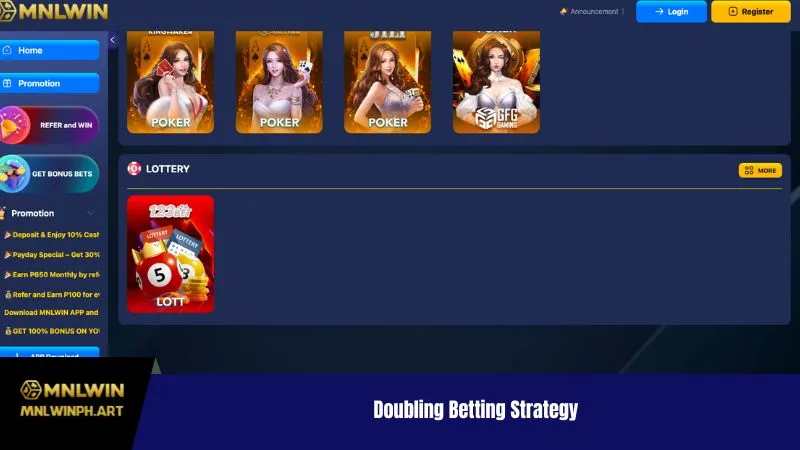 Doubling Betting Strategy