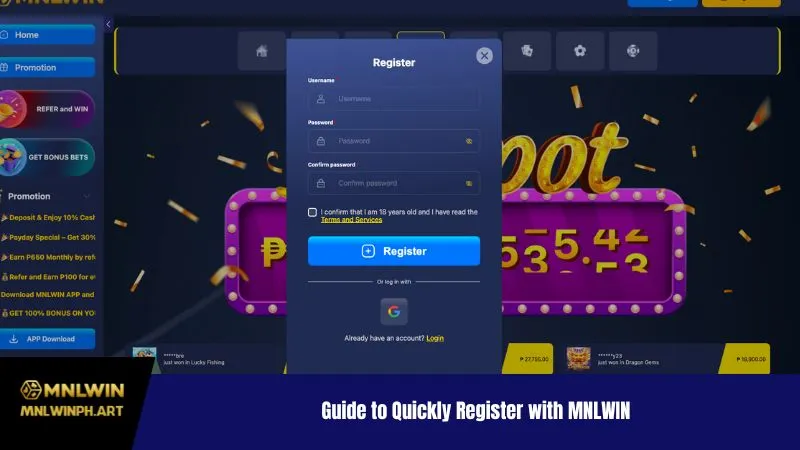 Guide to Quickly Register with MNLWIN